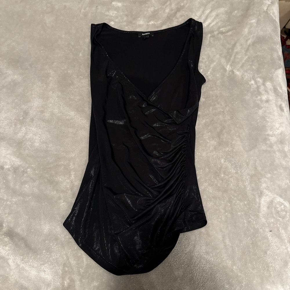Express Black Sleeveless Top